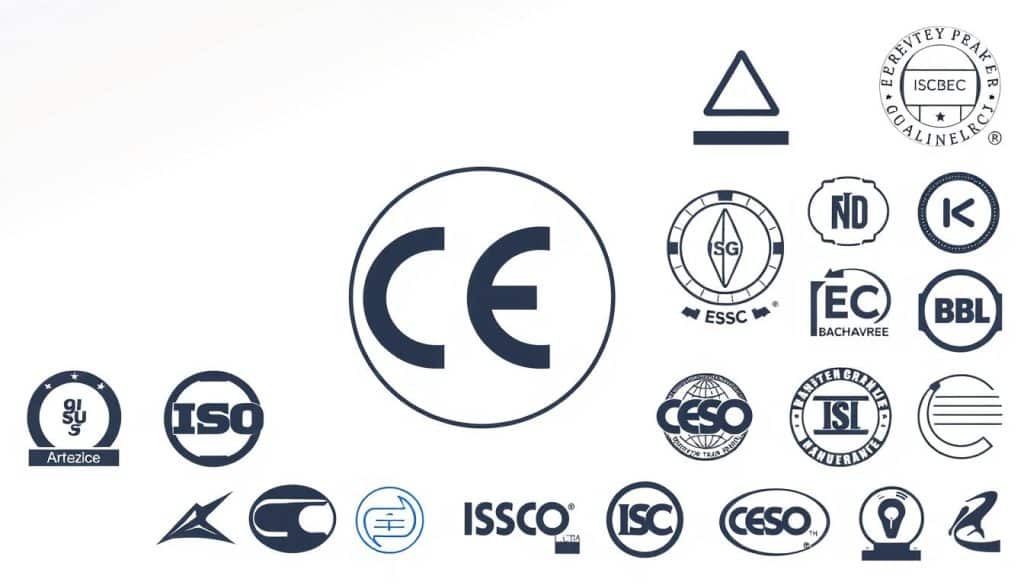 CE-Kennzeichnung und ISO-Zertifikate