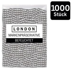 London Kondome „LONDON feucht“ mit Beschichtung auf Silikonbasis