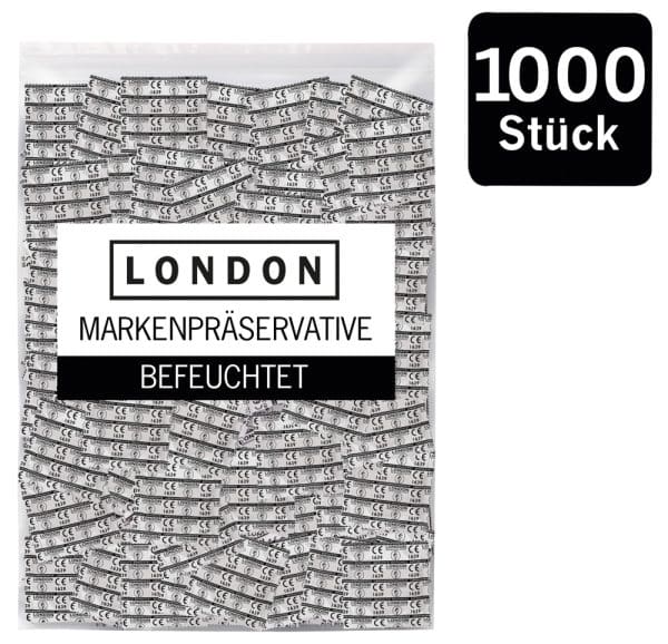 London Kondome „LONDON feucht“ mit Beschichtung auf Silikonbasis