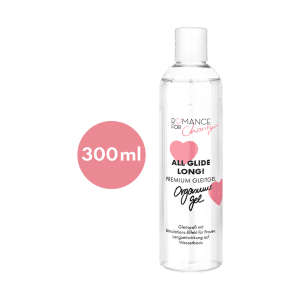 Romance For Charity 300 ml Orgasmus Gel - All Glide Long!